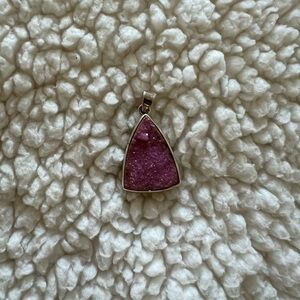 Elegant Purple Pendant Necklace